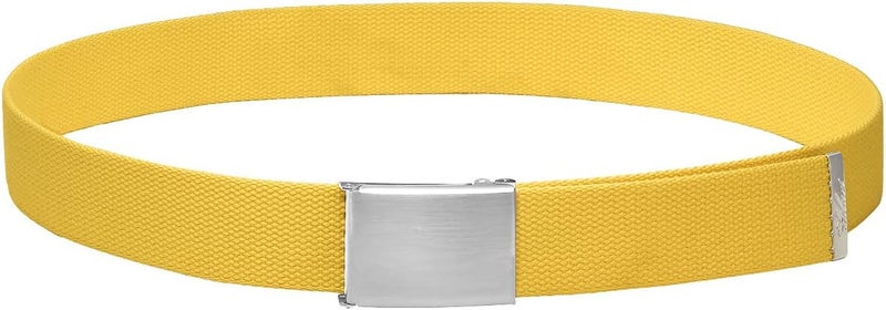 Falari Canvas Web Belt Fully Adjustable Cut to Fit Golf Belt Flip Top Buckle - Image 4